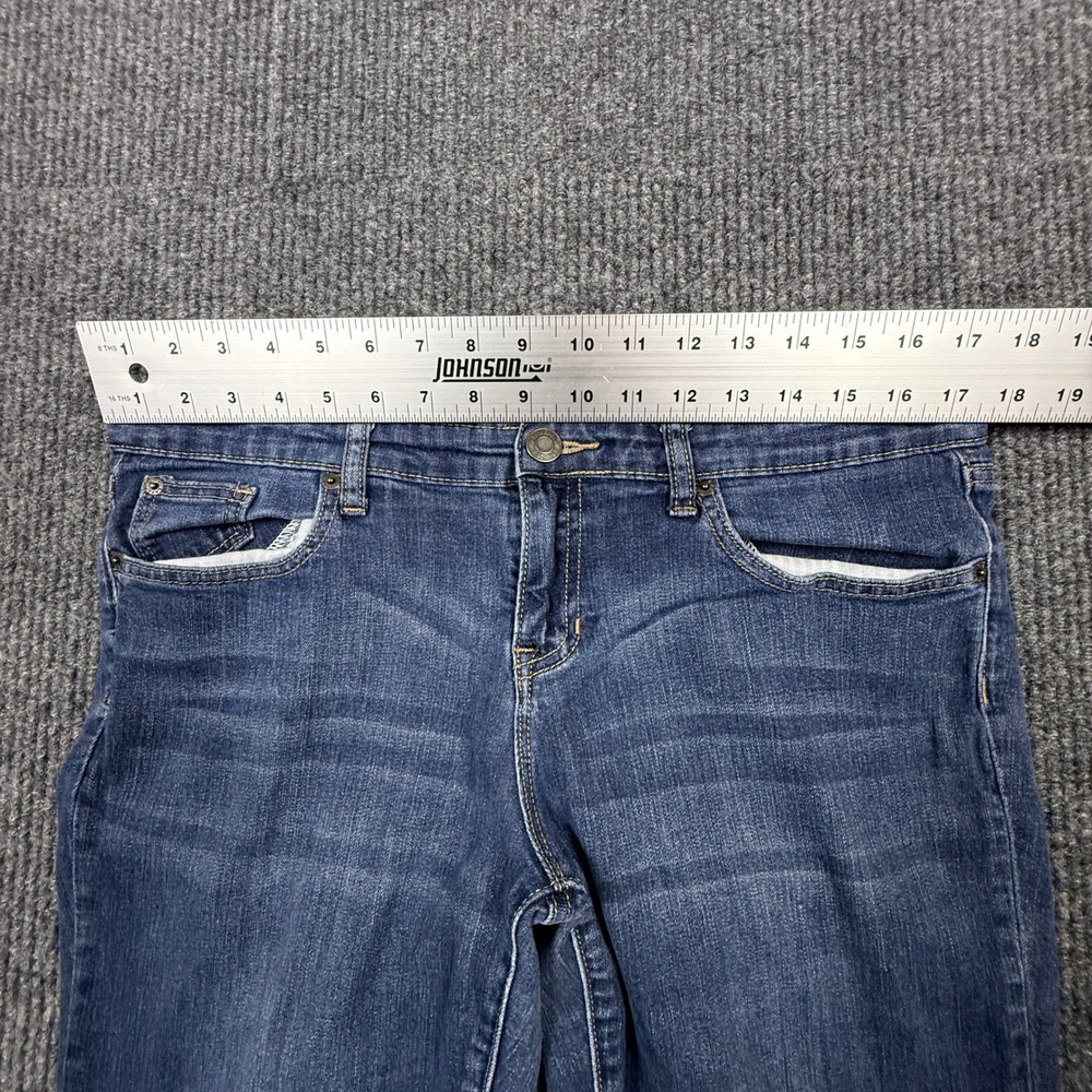 Gap Sexy Bootcut Fit Jeans Tinted Dark Wash Blue Denim 14/32R S/346418-00 - Picture 5 of 14